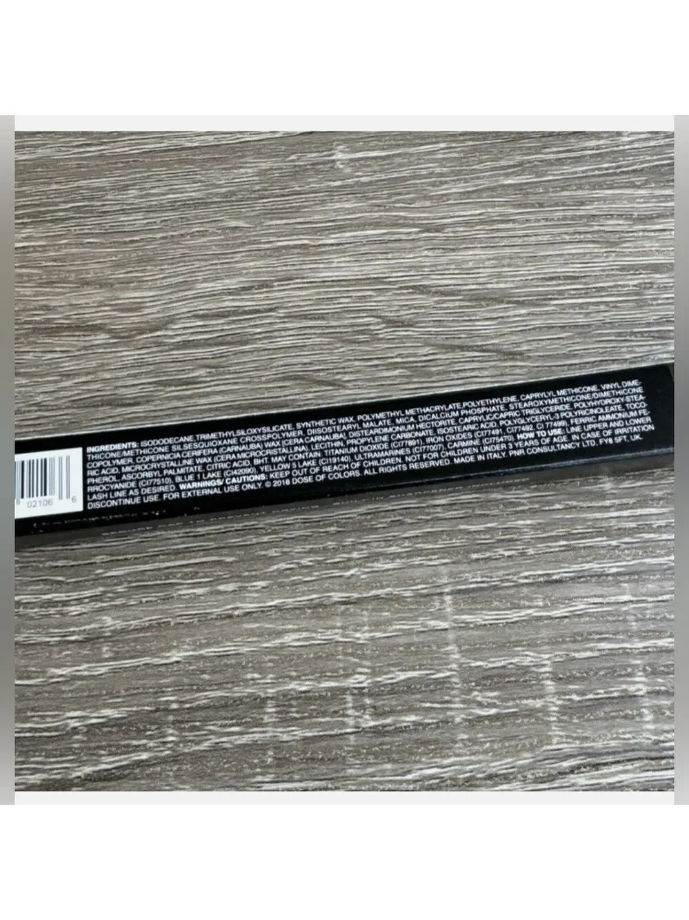 NIB Dose of Colors Eyeliner Pencil Full Size in Loyal - Med Brown